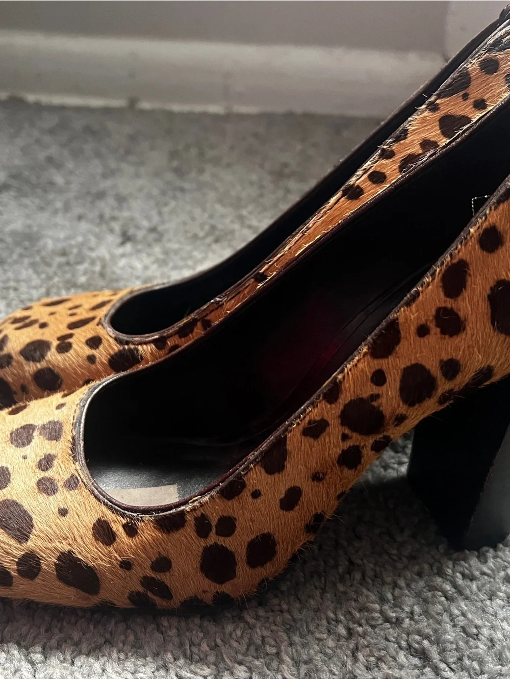 Tory Burch Leopard Print Platform Pumps